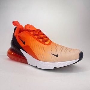 Womens Sneakers Air Max 27 Orange Red Airmax 270 Air Max 27 Total